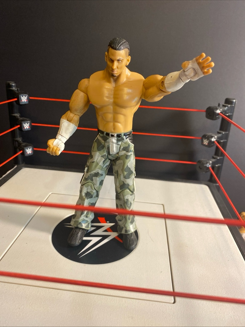 Matt Hardy WWE 2003 Jakks Pacific Ruthless Aggression Action Figure Camo